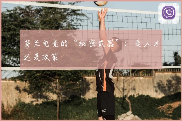 芬兰电竞的“秘密武器”:是人才还是政策
